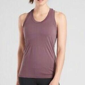 Athleta Momentum Seamless Racerback Tank Dusty Purple Sz S